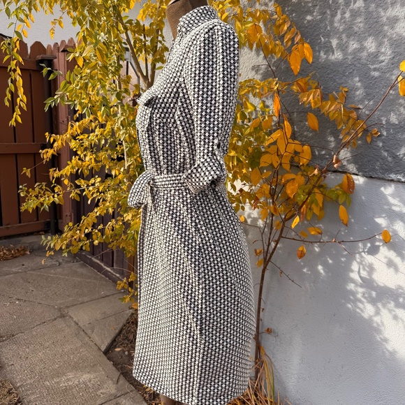 Super cute Y2K Black & white print shirt dress - Picture 3 of 8